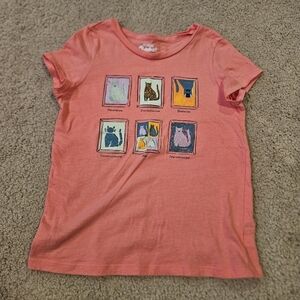 Oshkosh Originals Cat Painting Girls T-shirt